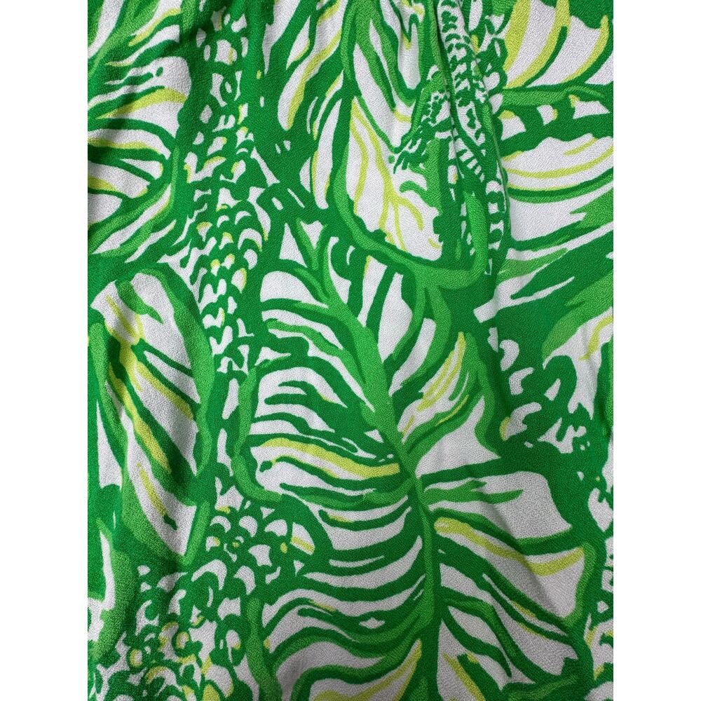 Lilly Pulitzer Tropical Print Skort Built In Shorts Green Resort Mini Skirt New - Picture 7 of 12